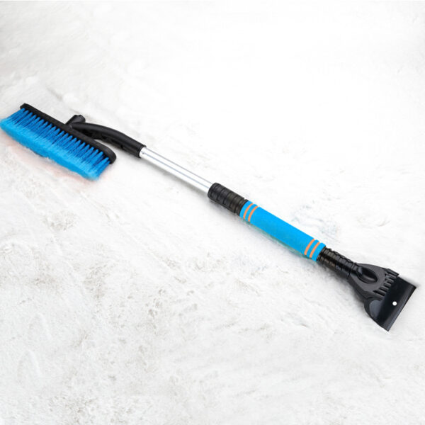 Car Cleaning Brush Ice Scraper Detachable Snow Shovel Brush Dust Remove Brush Auto Windshield Extendable Snow Brush Foam Handle - Image 6