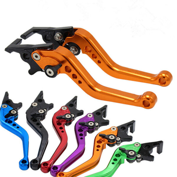 Motorcycle Scooter Adjustable Brake Clutch Lever Handle - Image 2