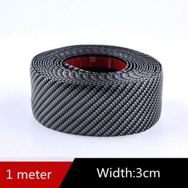 Car Carbon Fiber Pattern Door Sill Decorative Protective Sticker - Image 10