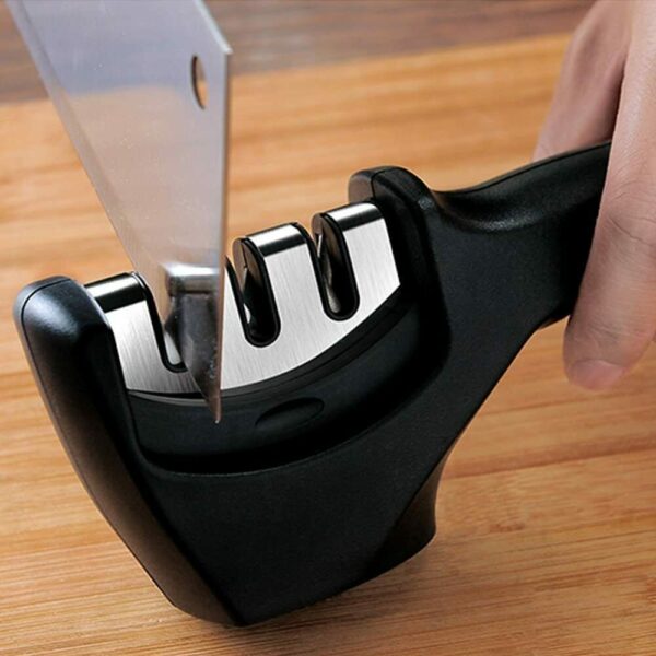 KNIFE SHARPENER Ceramic Tungsten Kitchen Knives Blade Sharpening System Tool USA - Image 4