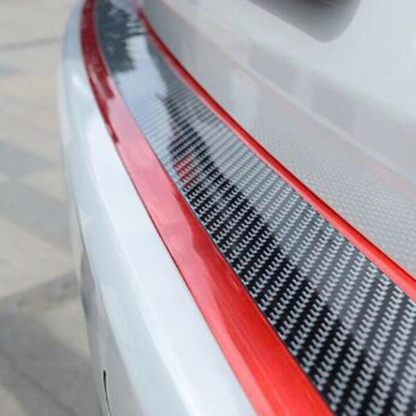 Car Carbon Fiber Pattern Door Sill Decorative Protective Sticker - Image 7